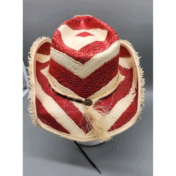 Corona Western Straw Hat Charlie Hats Made in Mexico Size Medium Cowboy - Picture 16 of 16